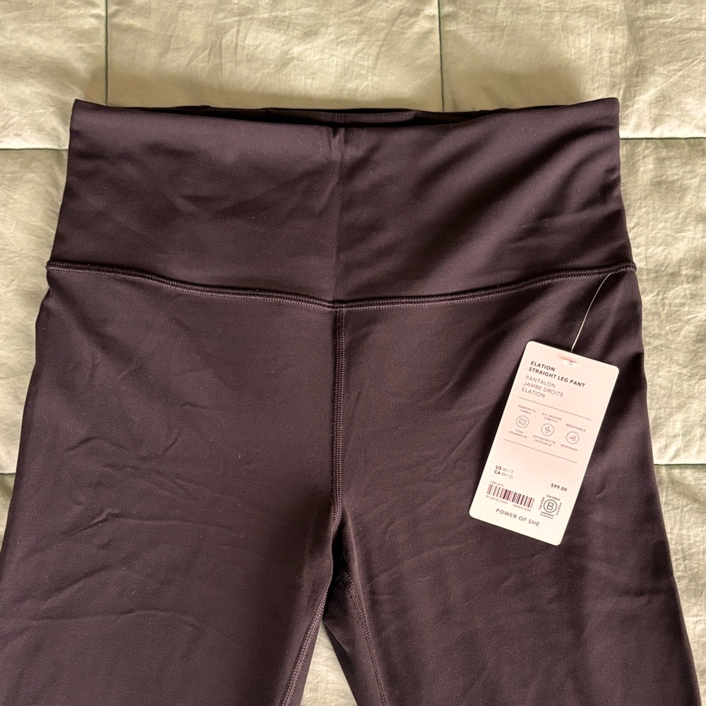 Athleta Elation Straight Leg Pant in Black size M Tall - Picture 2 of 5